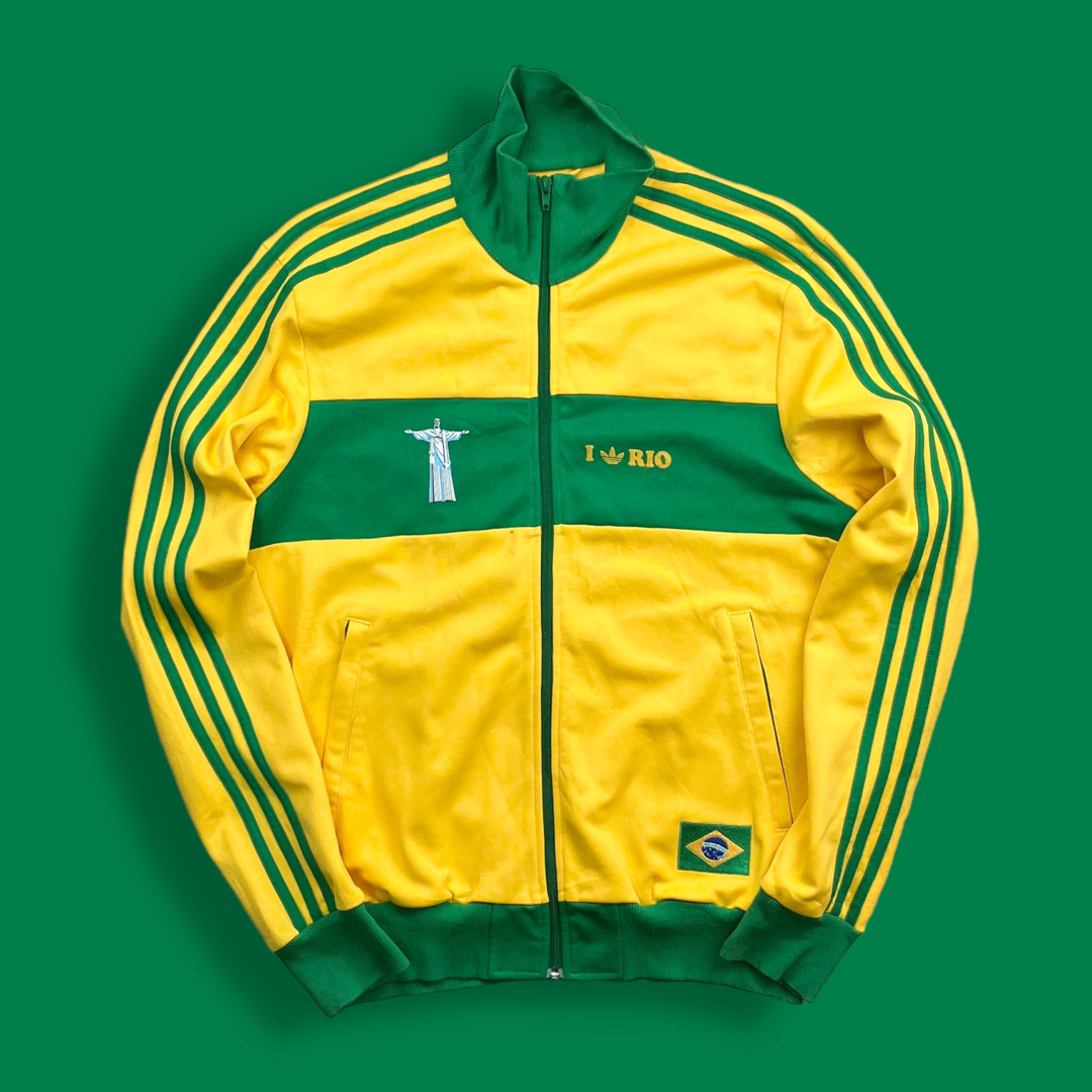 90s adidasアディダス トラックジャケット ジャージ ブラジル サッカー | フリマアプリ ラクマ