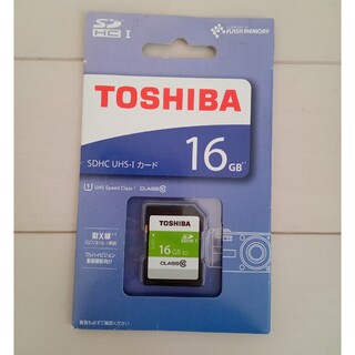 未使用❗️東芝　フラッシュメモリタイプ SDカード　16GB