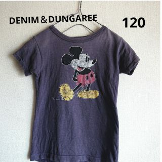 《DENIM＆DUNGAREE》ミッキーコラボ Tシャツ(Tシャツ/カットソー)