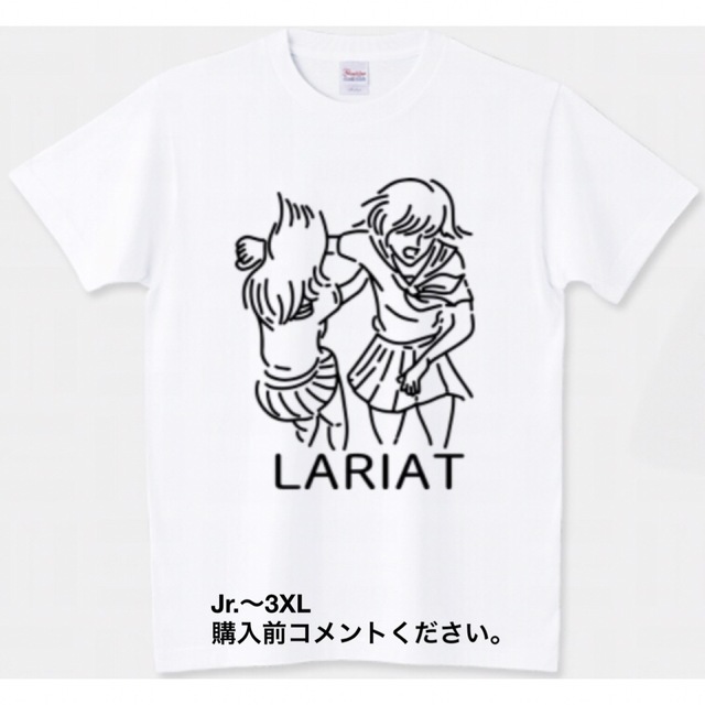 Printstar(プリントスター)のプロレス Tシャツ 女子高生 JK ラリアット 小橋建太 スタンハンセン 長州力 メンズのトップス(Tシャツ/カットソー(半袖/袖なし))の商品写真