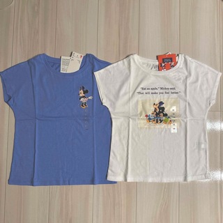 ユニクロ(UNIQLO)の新品　ユニクロ　Tシャツ2枚セット　120(Tシャツ/カットソー)