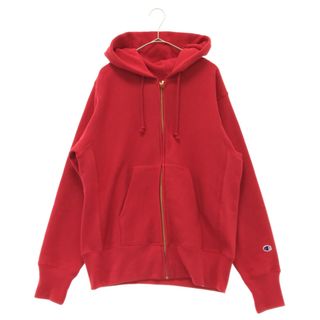 チャンピオン(Champion)のCHAMPION チャンピオン REVERSE WEAVE ZIP HOODED SWEATSHIRT リバースウィーブ ジップアップパーカー フーディー 赤単復刻 レッド C3-W103(パーカー)