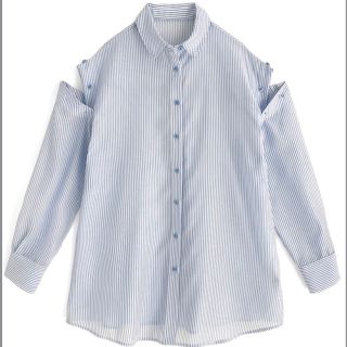 GRL - 袖2Wayストライプ柄シアーシャツ の通販 by key's shop