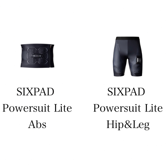 SIXPAD パワースーツライト アブス ヒップ＆レッグ セットトレーニング用品