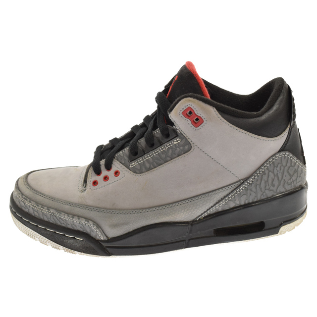 NIKE(ナイキ)のNIKE ナイキ AIR JORDAN 3 RETRO Stealth エアジョーダン ステルス スニーカー グレー US9.5/27.5cm 136064-003 メンズの靴/シューズ(スニーカー)の商品写真