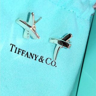 ティファニー(Tiffany & Co.)の美品 ティファニー パロマピカソ ピアス  グラフィティ キス シルバー 鑑定済(ピアス(両耳用))