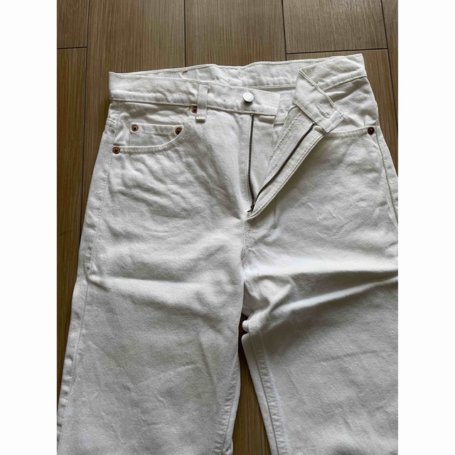80'S LEVI'S505ホワイトデニム リーバイス ビームス ユニクロUSA