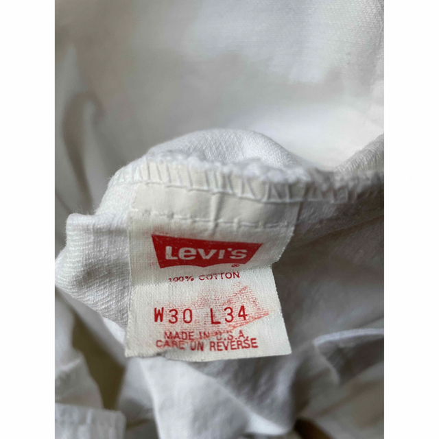 80'S LEVI'S505ホワイトデニム リーバイス ビームス ユニクロUSA