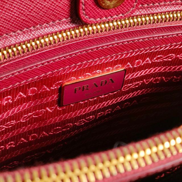 美品 PRADA プラダ ハンドバッグ トートバッグ サフィアーノ BN1874