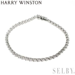 ハリーウィンストン(HARRY WINSTON)のハリーウィンストン Pt950 ダイヤモンド ブレスレット テニス(ブレスレット/バングル)