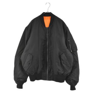 アルファインダストリーズ(ALPHA INDUSTRIES)のALPHA INDUSTRIES アルファ インダストリーズ リバーシブル フライトナイロンジャケット MA-1 2000-401 ブラック/オレンジ(フライトジャケット)