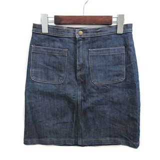 アーペーセー(A.P.C)のアーペーセー A.P.C. デニム ミニ スカート インディゴ 34(ミニスカート)