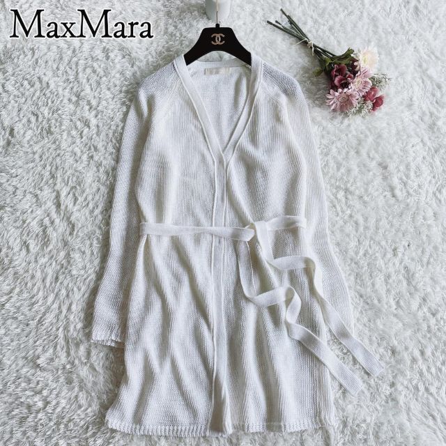 【極美品】'S Max Mara エスマックスマーラ ロングカーディガン 36