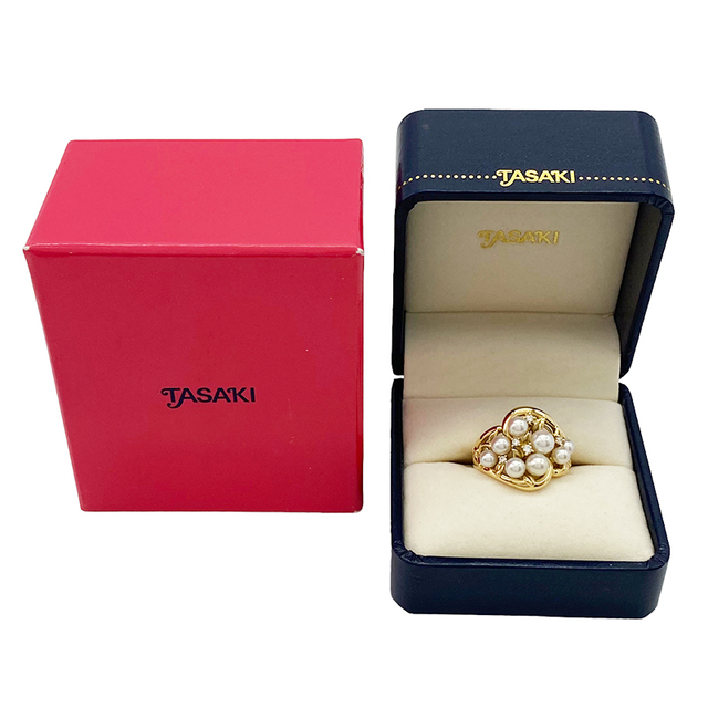 タサキ TASAKI パール ダイヤリング リング・指輪 レディース