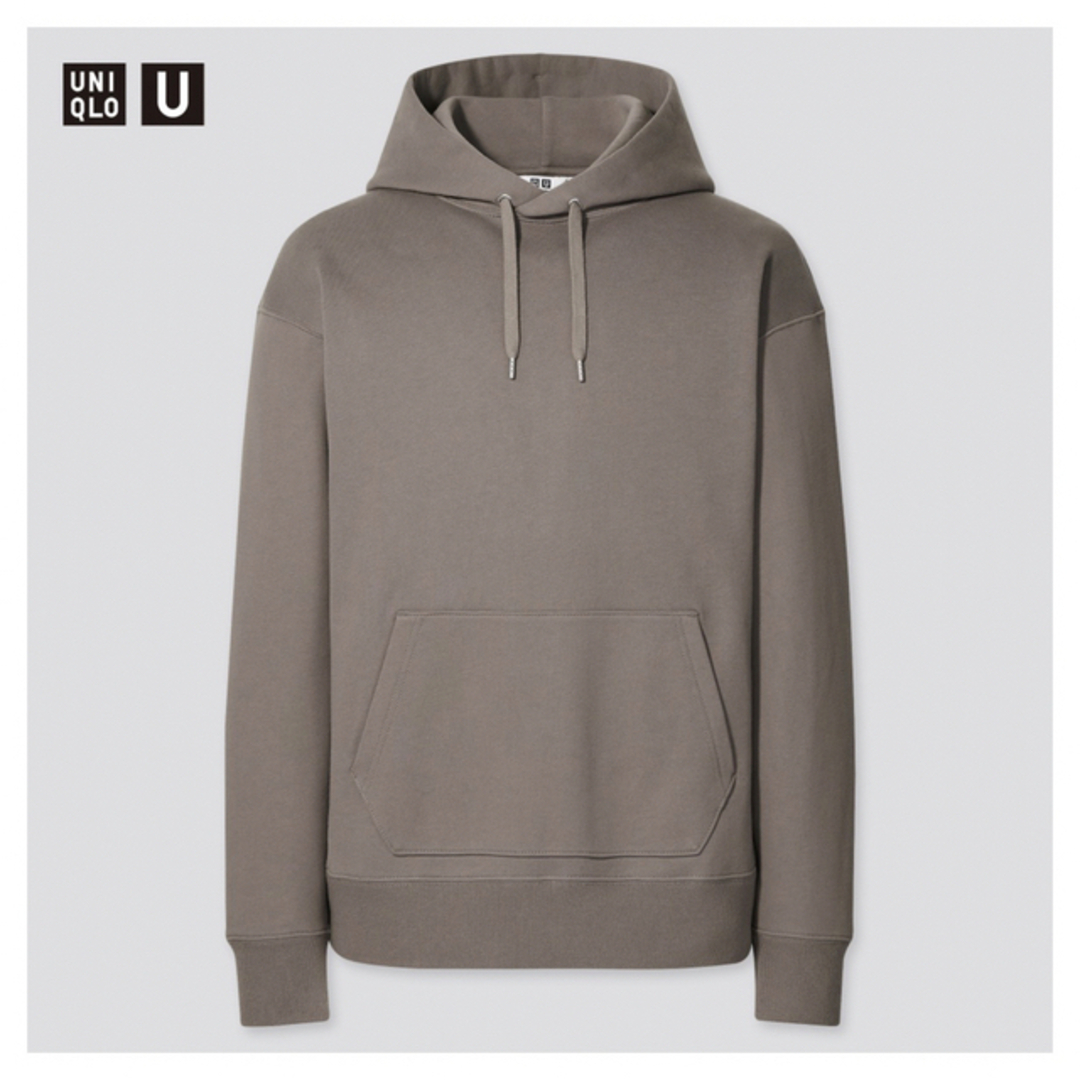 UNIQLO(ユニクロ)のユニクロU ワイドフィットスウェットプルパーカー　33カーキ メンズのトップス(パーカー)の商品写真