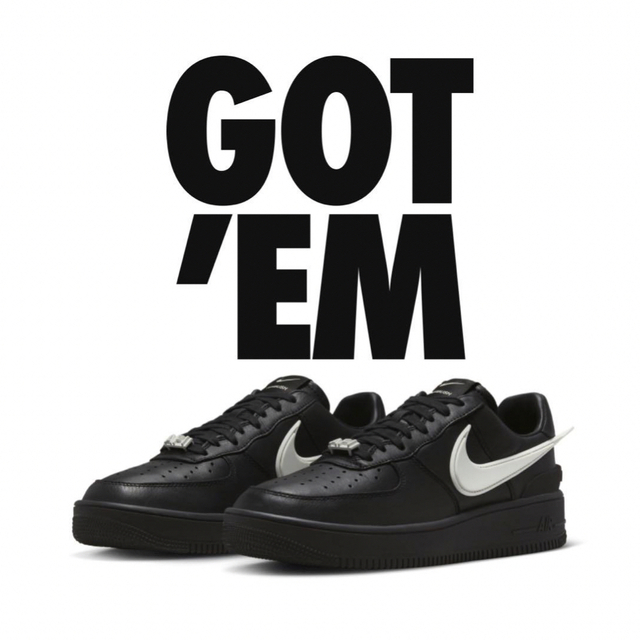 AMBUSH(アンブッシュ)の新品　AMBUSH Nike Air Force 1 Low Black ナイキ メンズの靴/シューズ(スニーカー)の商品写真