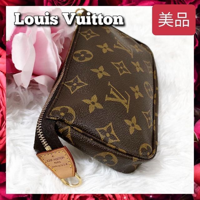 極美品 Louis Vuitton ルイヴィトン マルチポーチ モノグラム - ポーチ