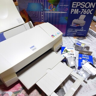 エプソン(EPSON)のEPSON PM-760C エプソン カラリオプリンター ジャンク品 インク(PC周辺機器)