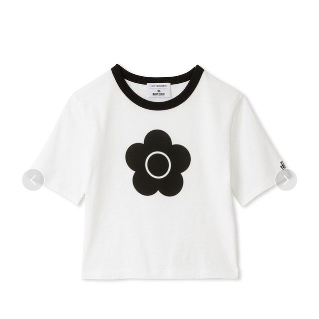 【LILY BROWN×MARY QUANT】バリエーションクロップドTシャツ