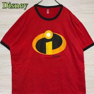 ディズニー(Disney)の【入手困難】ディズニー　ミスターインクレディブル　リンガーTシャツ　2XLサイズ(Tシャツ/カットソー(半袖/袖なし))