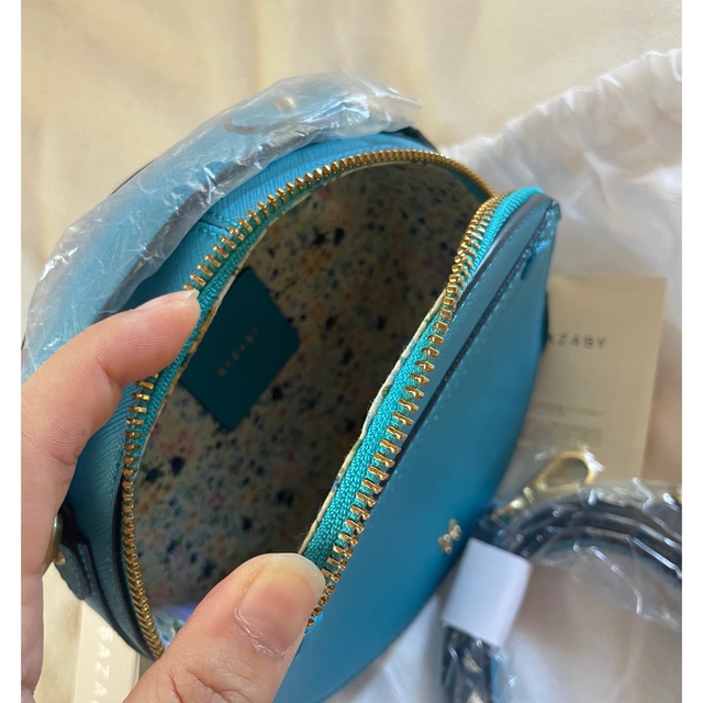 SAZABY(サザビー)の未使用タグ付き サザビー ショルダーバッグ ライトブルー レディースのバッグ(ショルダーバッグ)の商品写真