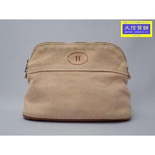 エルメス(Hermes)のHERMES エルメス コットン ボリード ポーチ(ポーチ)