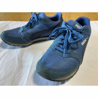 プーマ(PUMA)の525）【PUMA】SOFTFOAM+ロースニーカー23cm紺（中古）(スニーカー)