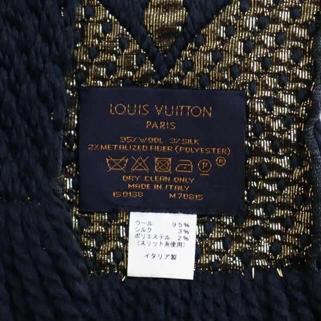 LOUIS VUITTON - 美品○2018年製 ルイヴィトン M70815 エシャルプ ロゴ