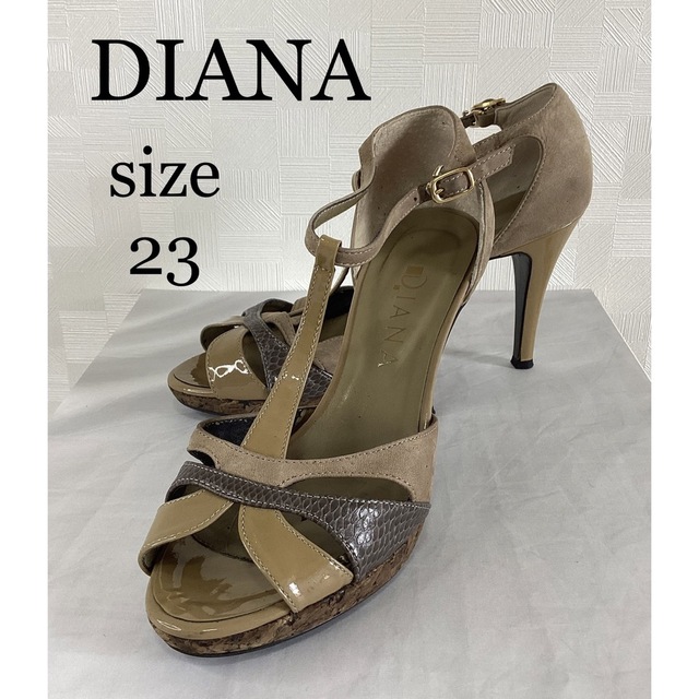 DIANA(ダイアナ)のDIANA   ダイアナ　Tストラップサンダル レディースの靴/シューズ(サンダル)の商品写真