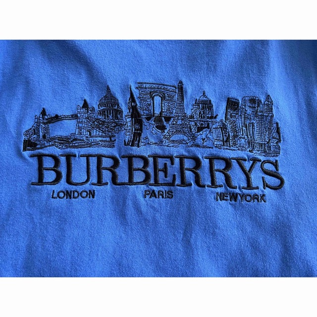 BURBERRY(バーバリー)のバーバリー　メンズ　ブルー メンズのトップス(Tシャツ/カットソー(半袖/袖なし))の商品写真