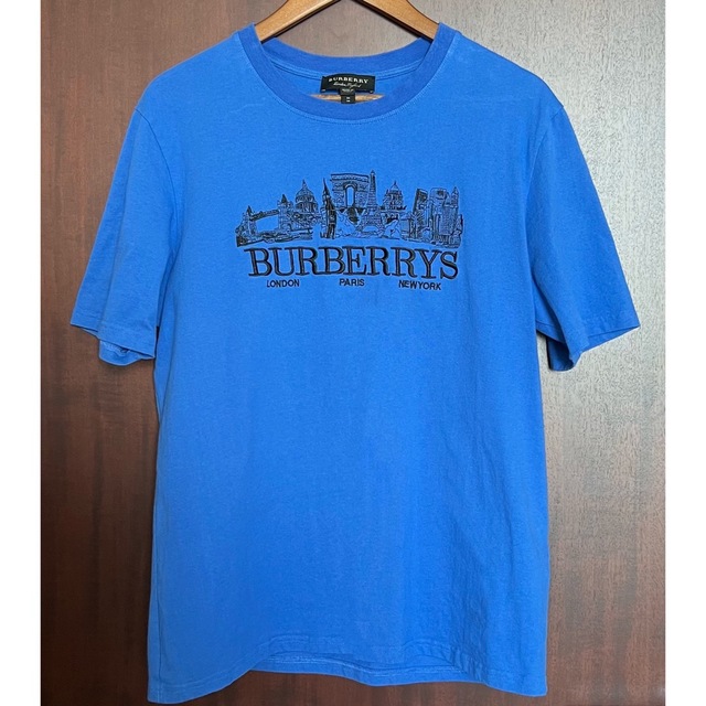 BURBERRY(バーバリー)のバーバリー　メンズ　ブルー メンズのトップス(Tシャツ/カットソー(半袖/袖なし))の商品写真