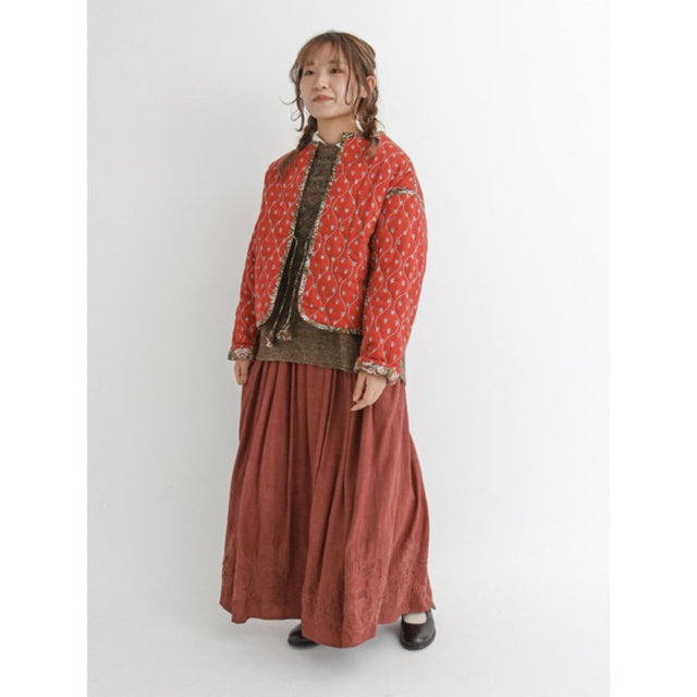 TSUHARU by Samansa Mos2(ツハルバイサマンサモスモス)のツハルバイサマンサモスモス　新品未使用タグ付き　ロングスカート　裾パッチワーク レディースのスカート(ロングスカート)の商品写真