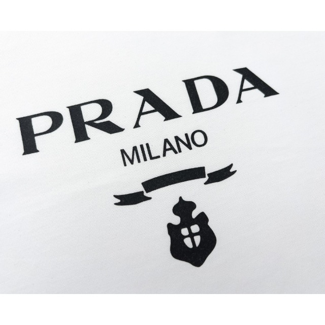 PRADA ロゴプリント ホワイト Tシャツ M