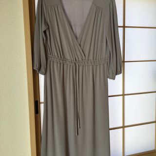 ディーエイチシー(DHC)のカシュクールワンピース(ひざ丈ワンピース)