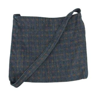 ヴィスヴィム(VISVIM)のVISVIM ビズビム 216903003004 ICT MUSETTE CANVAS 刺し子 キャンバス ショルダー バッグ インディゴブルー系 オレンジ系【中古】(ショルダーバッグ)