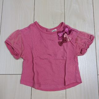 ナルミヤ インターナショナル(NARUMIYA INTERNATIONAL)のピューピルハウス　リボンTシャツ　80cm(Ｔシャツ)