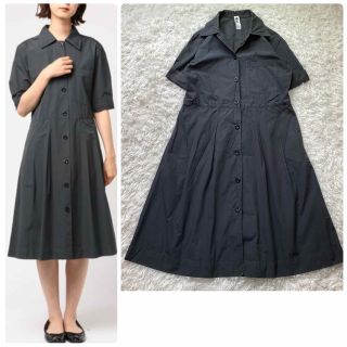 マーガレットハウエル(MARGARET HOWELL)のマーガレットハウエル ロングワンピース 春服 シャツワンピース 夏服 綿(ひざ丈ワンピース)