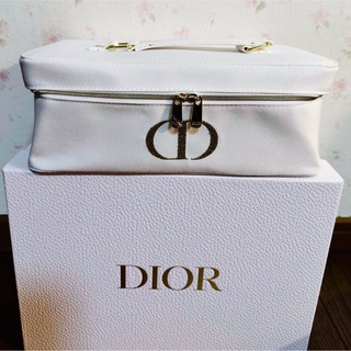 クリスチャンディオール(Christian Dior)のディオール♡コットンケース  バニティーケース (ノベルティ) 新品未使用(メイクボックス)