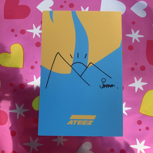 ATEEZ - ATEEZ サン トレカ 3集 ONE TO ALL サイン 日本 限定 特典の