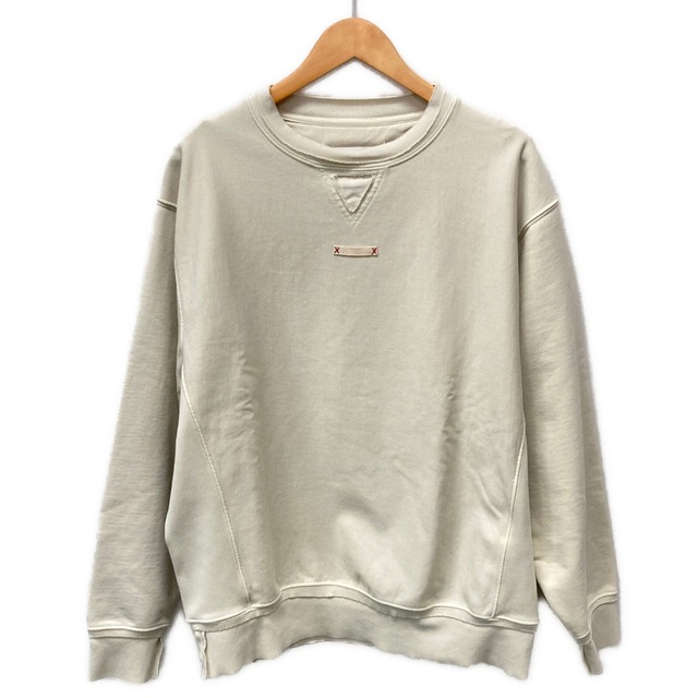 ☆☆Maison Margiela マルタンマルジェラ クルーネック スウェット S50GU0185/S25520 アイボリー サイズ S メンズ