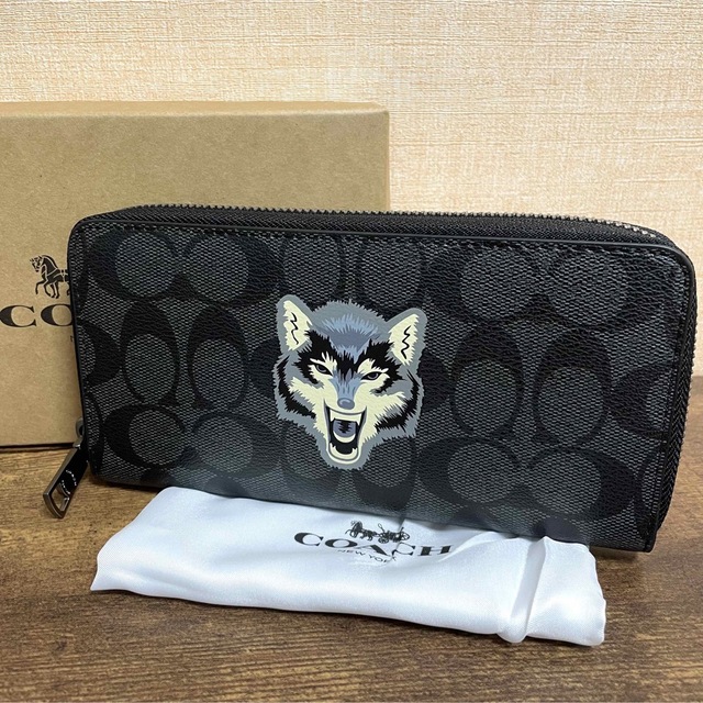 お買得限定品☆夏売れ筋 【新品-未使用】コーチ COACH 長財布メンズ