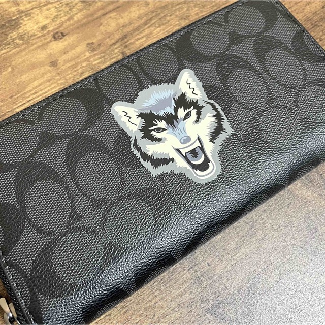 COACH コーチ 長財布 オオカミ 狼 - 長財布 COACH コーチ 長財布 オオカミ 狼 - 長財布
