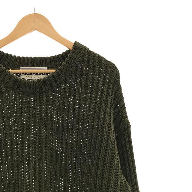 Cristaseya / クリスタセヤ | linen ribbed 3yarns sweater Cristaseya / クリスタセヤ | linen ribbed 3yarns sweater