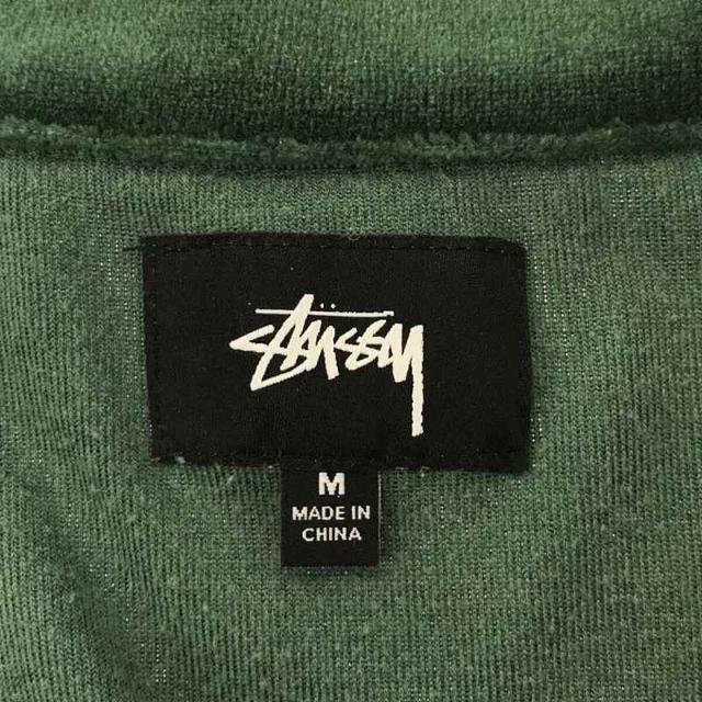 STUSSY - STUSSY / ステューシー | ロゴ 刺繍 パネル 切替 ベロア ...