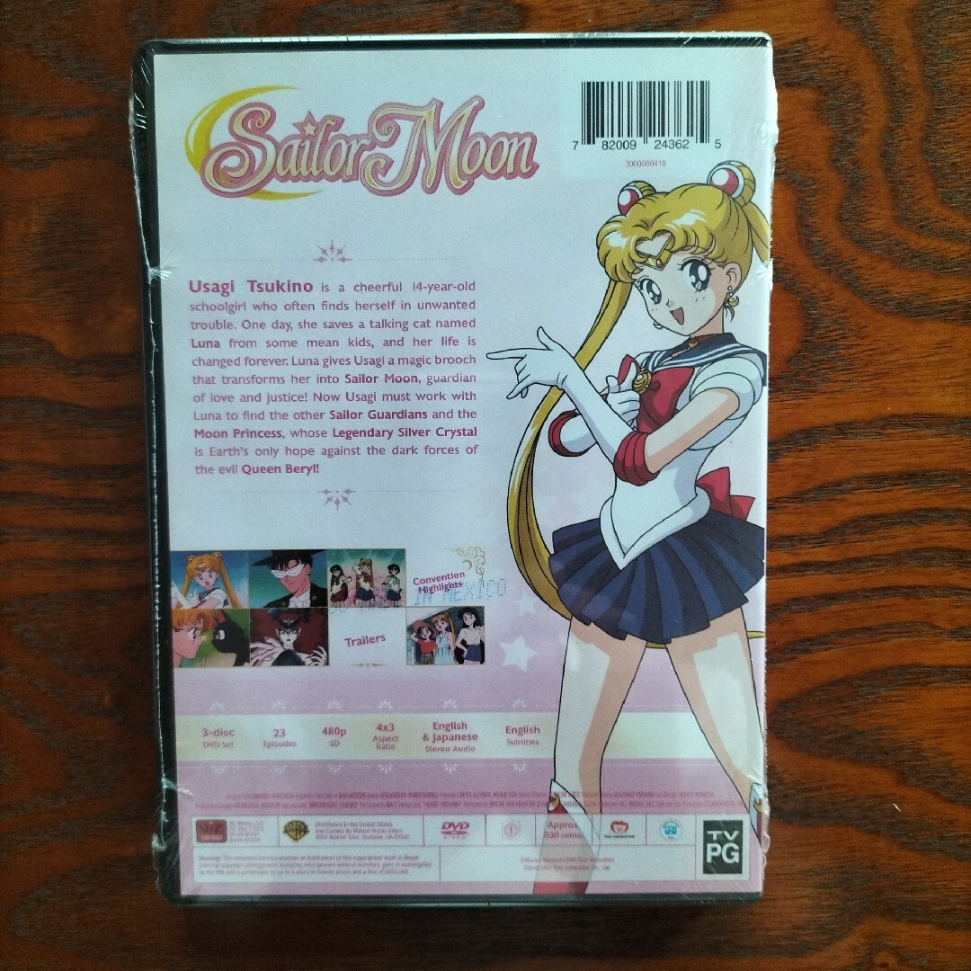 セーラームーン(セーラームーン)の北米版DVD美少女戦士セーラームーンset1 エンタメ/ホビーのDVD/ブルーレイ(アニメ)の商品写真