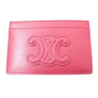 フローラル セリーヌ カードケース 名刺入れ 新品 フューシャピンク
