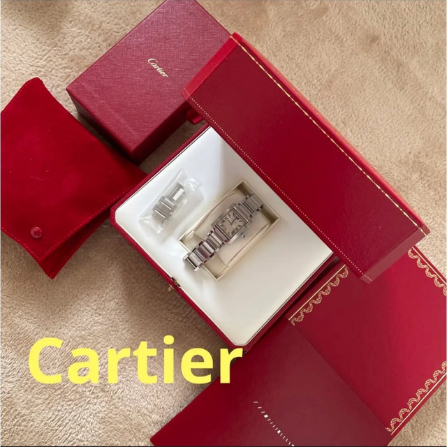 カルティエ Cartier タンクフランセーズSM  レディース