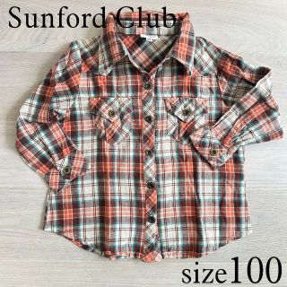 Sunford Club チェック柄シャツ 100(ブラウス)