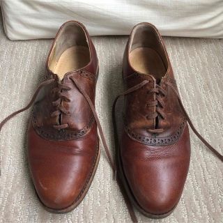 コールハーン(Cole Haan)のUSA製　ヴィンテージ　コールハーン　サドルシューズ(ドレス/ビジネス)