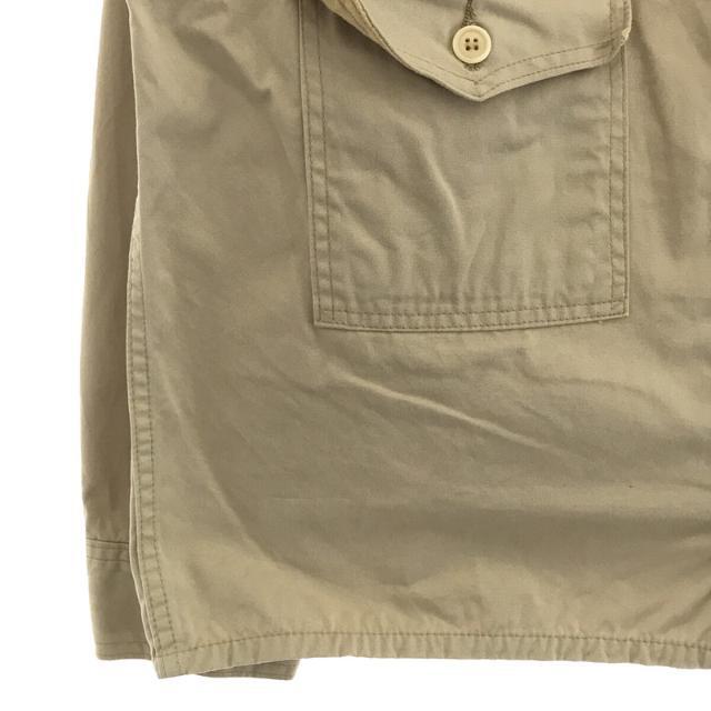 POST O'ALLS / ポストオーバーオールズ | USA製 Town & Country コットン ツイル シャツ ジャケット カバーオール | L | ベージュ | メンズ